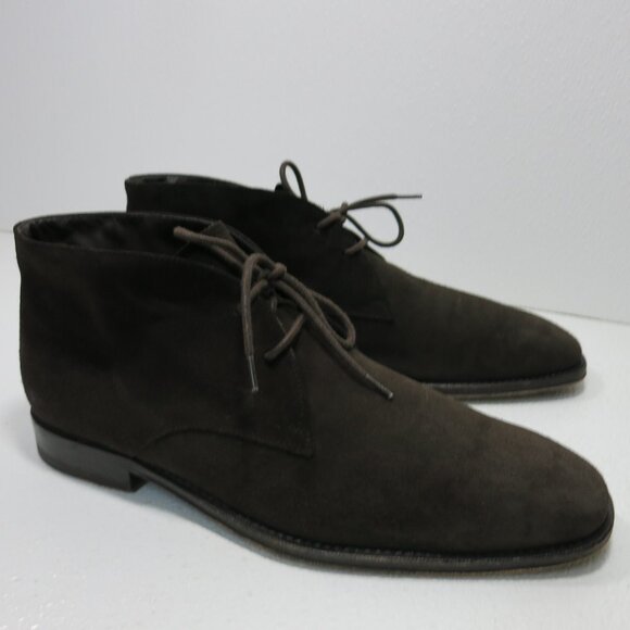 Tod's 8.5 Suede Leather Chukka Boots Comfort Dress Footwear Shoes Men's 9.5 - Picture 2 of 7